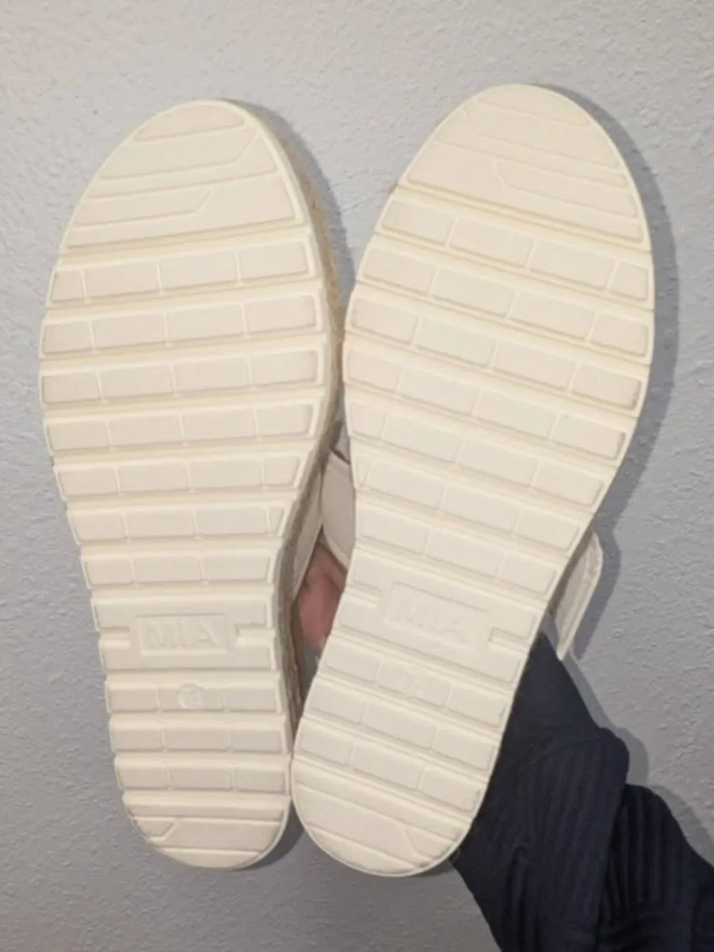 MIA Kenzy Platform Espadrille Slide Sandals, Size 7.5 - O